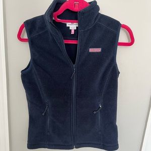 Vineyard Vines Fleece Navy Vest